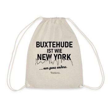 Buxtehude ist wie New York - Turnbeutel - Natur - Vorne