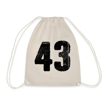 Maillot numéro 43 - Sac de sport léger - nature - Devant