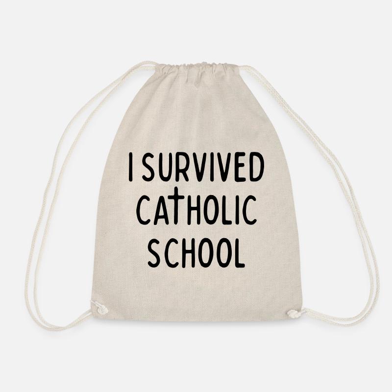 J’AI SURVÉCU À L’ÉCOLE CATHOLIQUE - Sac de sport léger - nature