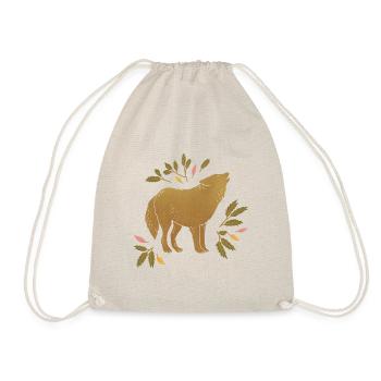 Wild animals - Wolf - Drawstring Bag - nature - Front