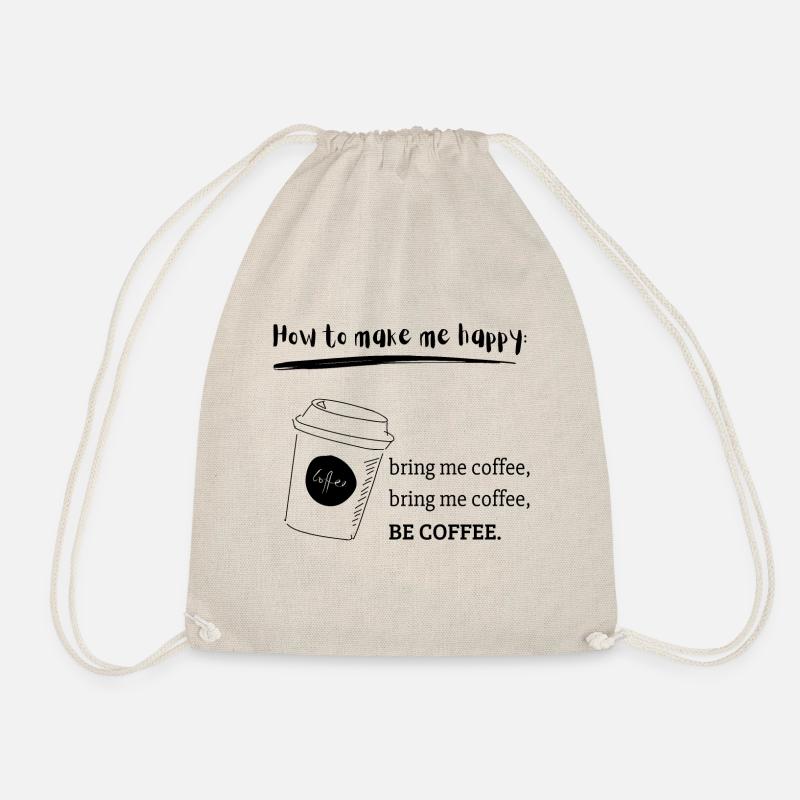 coffee helps - Turnbeutel - Natur