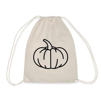 pumpkin 39 - Drawstring Bag - nature - Front