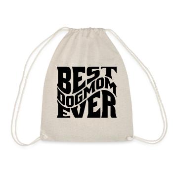 Meilleure dogmom de tous les temps - Sac de sport léger - nature - Devant