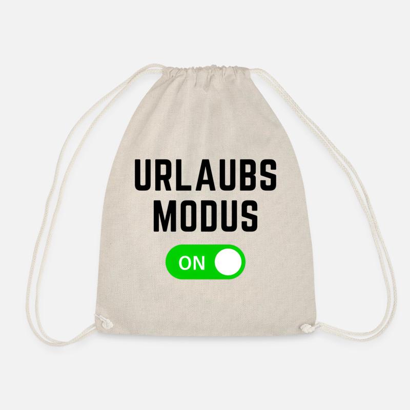 Urlaubs Modus 4k - Turnbeutel - Natur