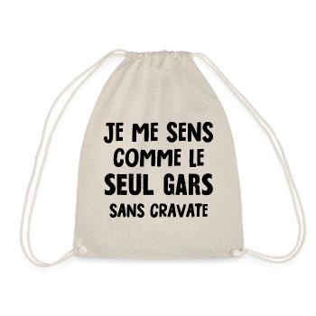 le seul gars sans cravate - Sac de sport léger - nature - Devant