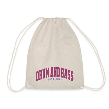 Drum And Bass Jersey - Drawstring Bag - nature - Front