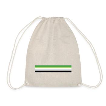 Drapeau aromantique - Sac de sport léger - nature - Devant