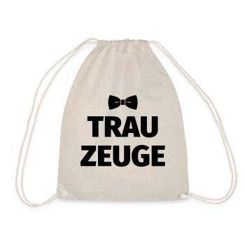 Trauzeuge Fliege - Turnbeutel - Natur - Vorne