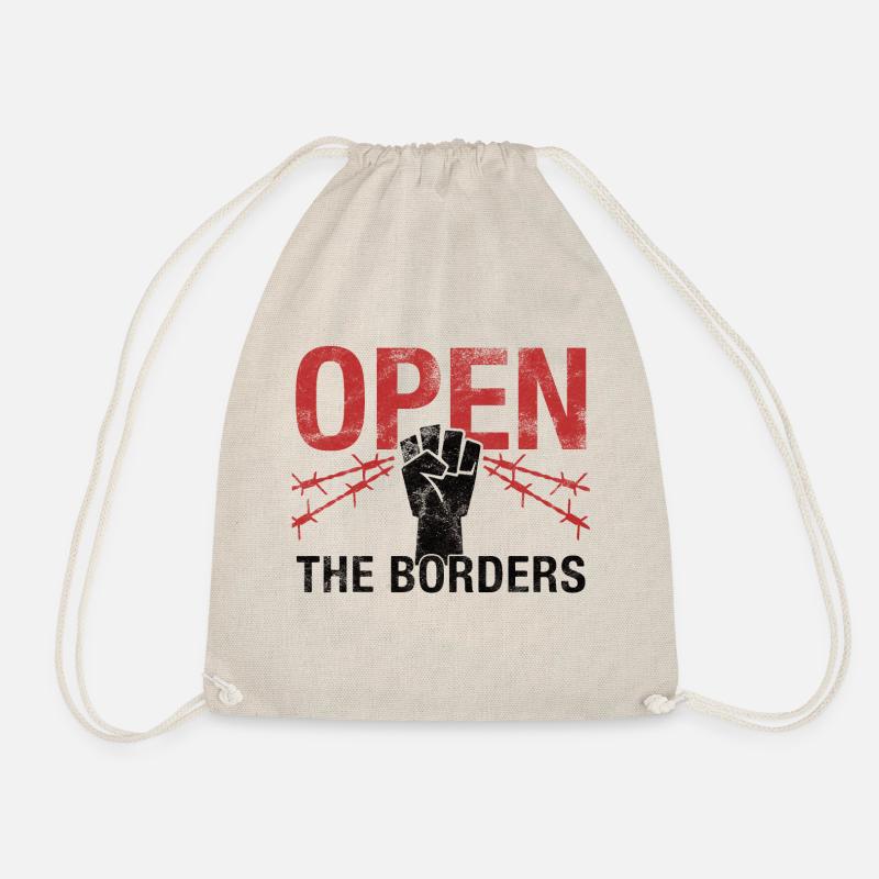 Öffnet die Grenzen - Refugees Welcome! - Turnbeutel - Natur