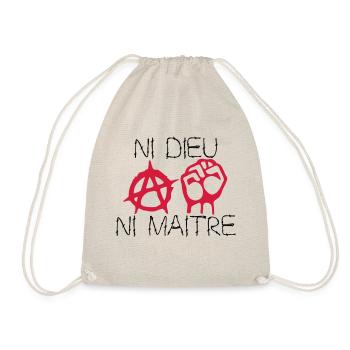 ni dieu ni maitre - Sac de sport léger - nature - Devant