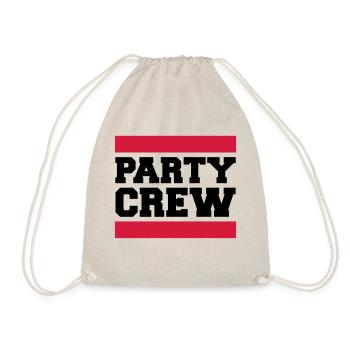 Party Crew Design - Drawstring Bag - nature - Front