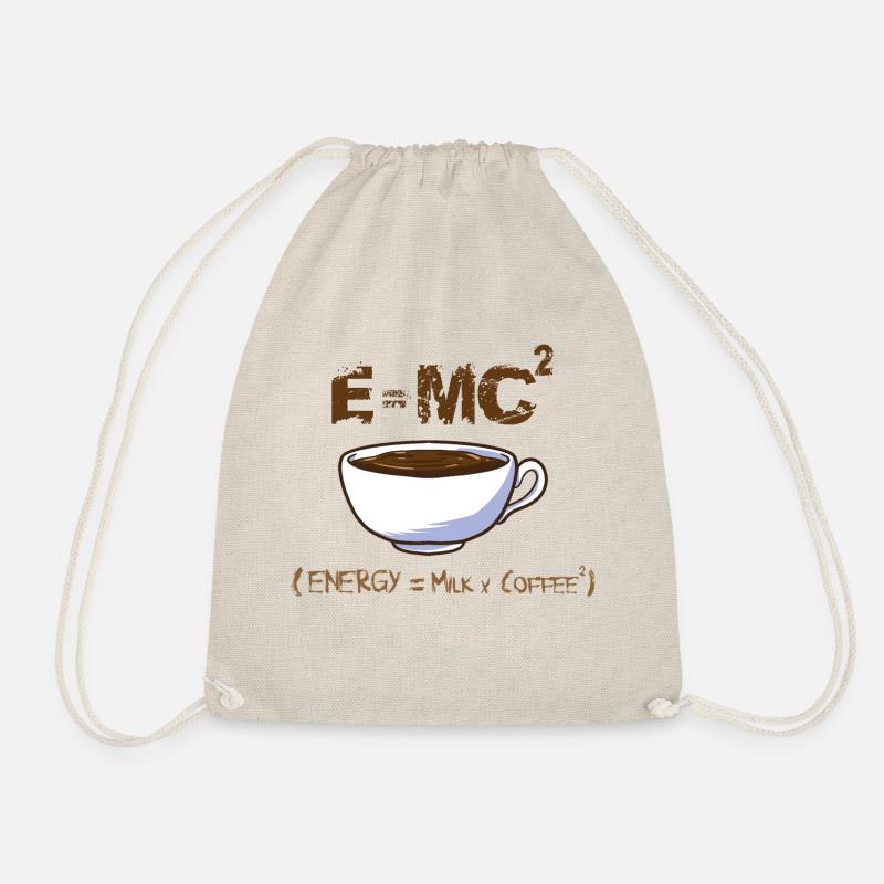 Kaffee Formel Molekül Energie - Spruch Koffein - Turnbeutel - Natur