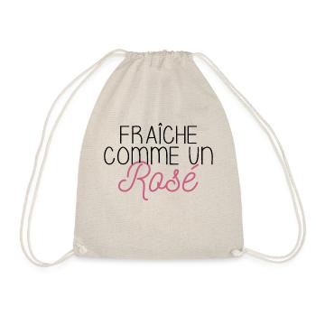 FRAICHE COMME UN ROSÉ - Sac de sport léger - nature - Devant