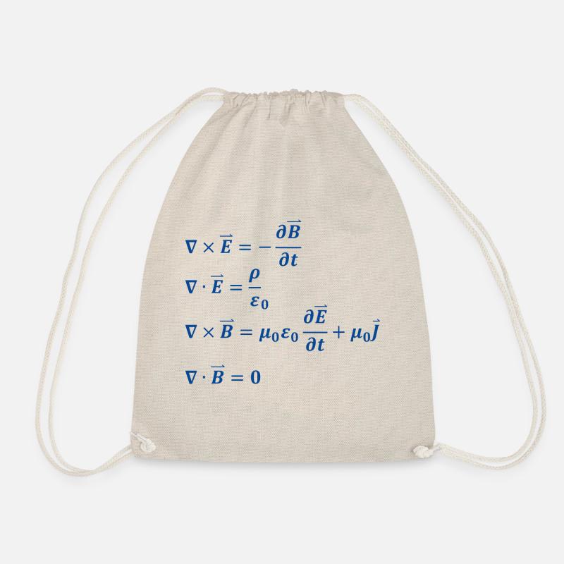 Physik Formel Gleichungen Physiker Geschenk - Turnbeutel - Natur