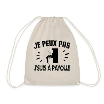 je peux pas je suis à payolle - Sac de sport léger - nature - Devant