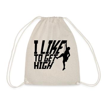 like to get high - Drawstring Bag - nature - Front