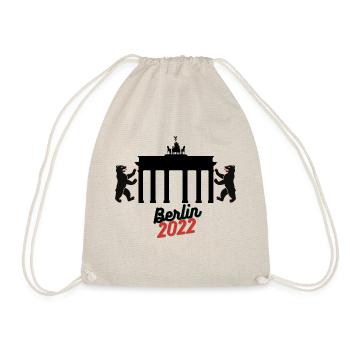 Berlin Design Shirt 2022 Travel Group, Travel - Drawstring Bag - nature - Front