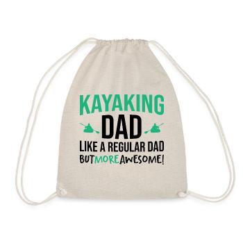 Kayaking Dad Just Like A Normal Dad Except Much Co - Turnbeutel - Natur - Vorne