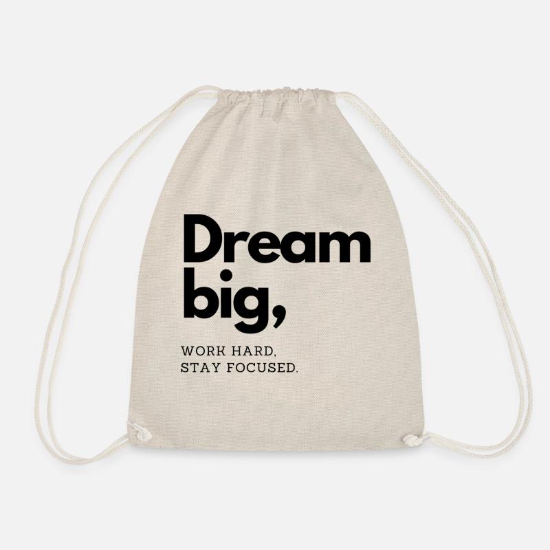 Dream Big - Turnbeutel - Natur