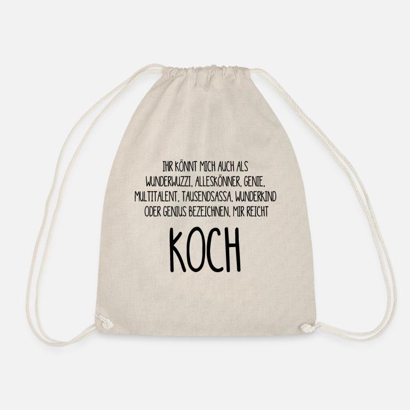 Koch – ein Alleskönner, Genie, Multitalent - Turnbeutel - Natur