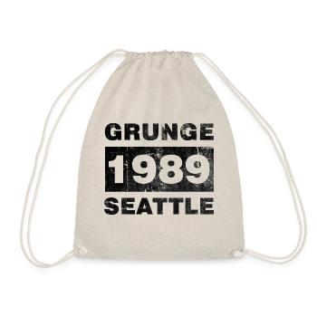 GRUNGE SEATTLE BLACK - Sac de sport léger - nature - Devant