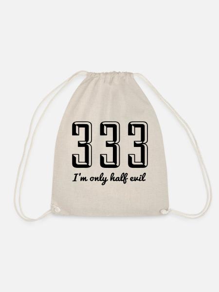 333 JE NE SUIS QU'À MOITIÉ MAL - FUNNY EVILPEOPLE POISON - Sac de sport léger - nature