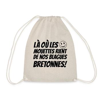 blagues bretonnes,cadeaux humoristique,Humour BZH - Sac de sport léger - nature - Devant