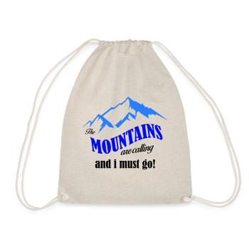 mountains are calling Kopie - Turnbeutel - Natur - Vorne