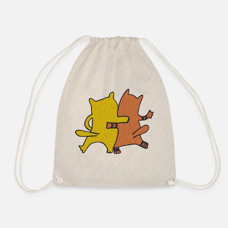 Amis des chats Textile - Sac de sport léger - nature