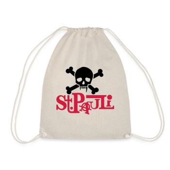 pauli01_2f - Drawstring Bag - nature - Front