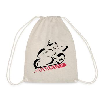 SPEED BIKE - Drawstring Bag - nature - Front