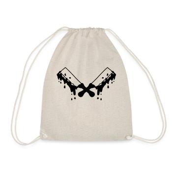 bloody_cleavers - Drawstring Bag - nature - Front