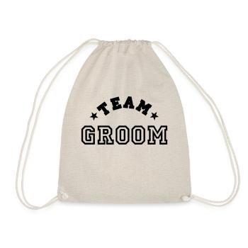 team groom - Turnbeutel - Natur - Vorne