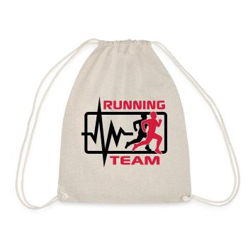 Running Team - Drawstring Bag - nature - Front