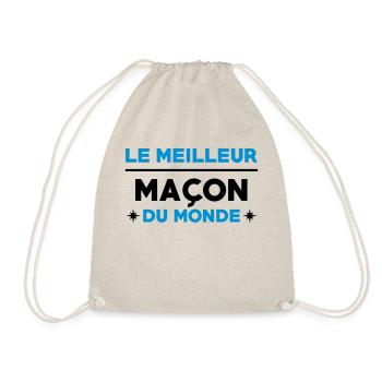 Maçon / Maçonnerie / Maconnerie / Macon - Sac de sport léger - nature - Devant