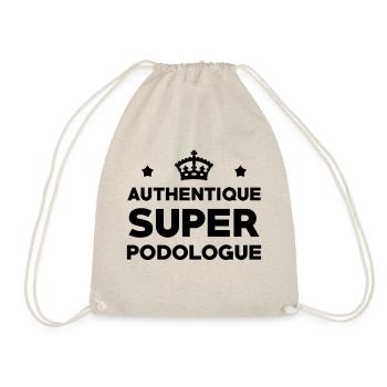 Podologue / Pédicure / Pied / Podologie / Médical - Sac de sport léger - nature - Devant