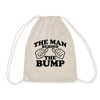 The man behind the bump - Drawstring Bag - nature - Front