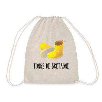 TONGS DE BRETAGNE - Sac de sport léger - nature - Devant
