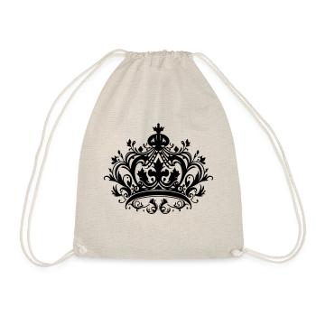 Symbole de la silhouette de la couronne - Sac de sport léger - nature - Devant