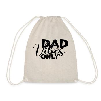 Dad Vibes Only - Turnbeutel - Natur - Vorne