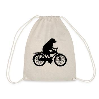 Balades en chien à vélo - idée cadeau - Sac de sport léger - nature - Devant
