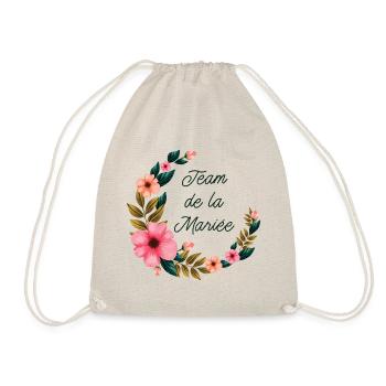 Enterrement de vie de garçon EVG Staff Marié Drôle - Sac de sport léger - nature - Devant