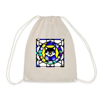 Glas Cat - Turnbeutel - Natur - Vorne