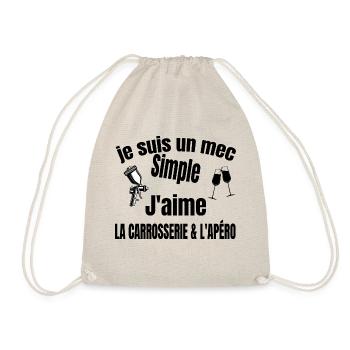 carrosserie et apéro - Sac de sport léger - nature - Devant