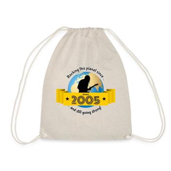 18. Geburtstag berce cette planète depuis 10/2005 - Sac de sport léger - nature - Devant