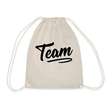 Team Design - Drawstring Bag - nature - Front