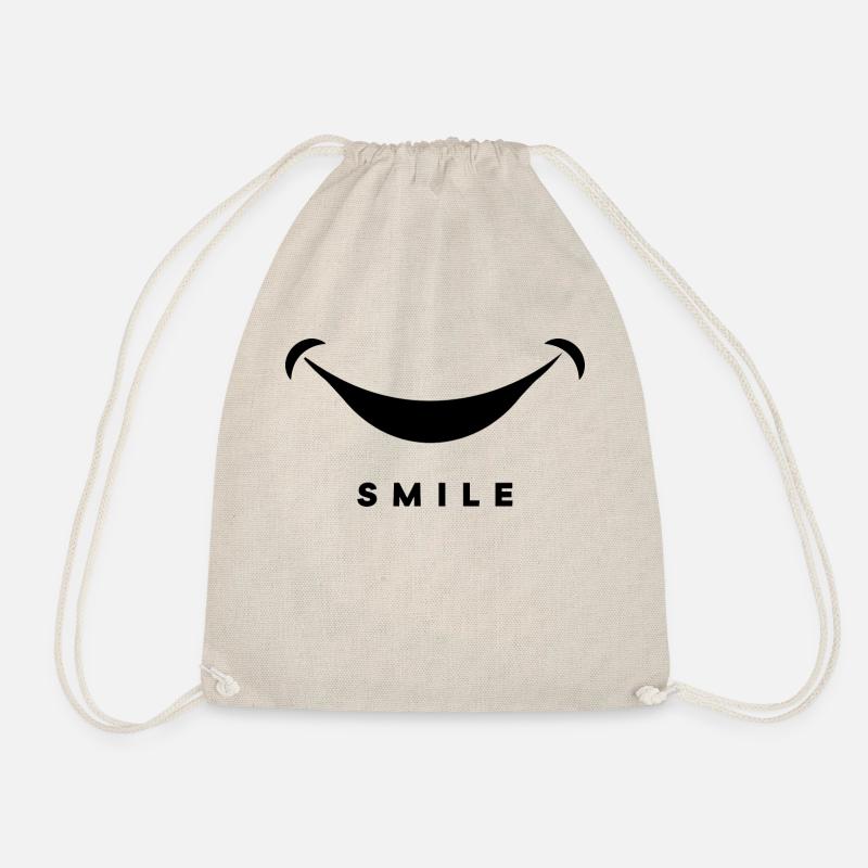 smile - Turnbeutel - Natur