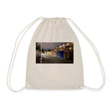 The Back Streets of Custom House - Drawstring Bag - nature - Front