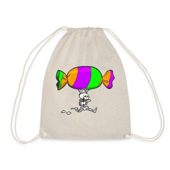 Halloween Skeleton 2 - Drawstring Bag - nature - Front