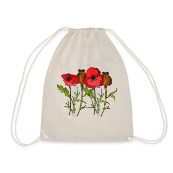 Blumen - Turnbeutel - Natur - Vorne